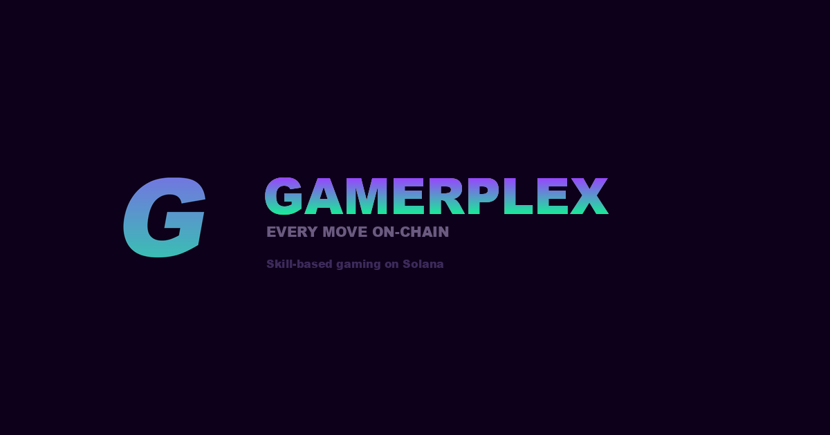 GAMERPLEX | The Gaming Protocol